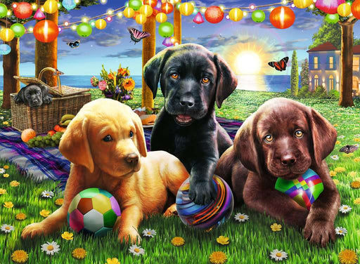 Puzzle: Puppy Picnic - for just $13.99! 
