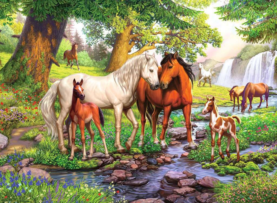 Puzzle: Horses by The Stream - for just $14.99! 