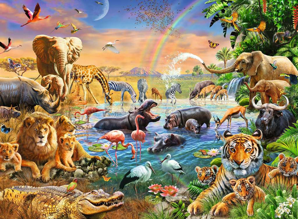 Puzzle: Savannah Jungle Waterhole - for just $13.99! 