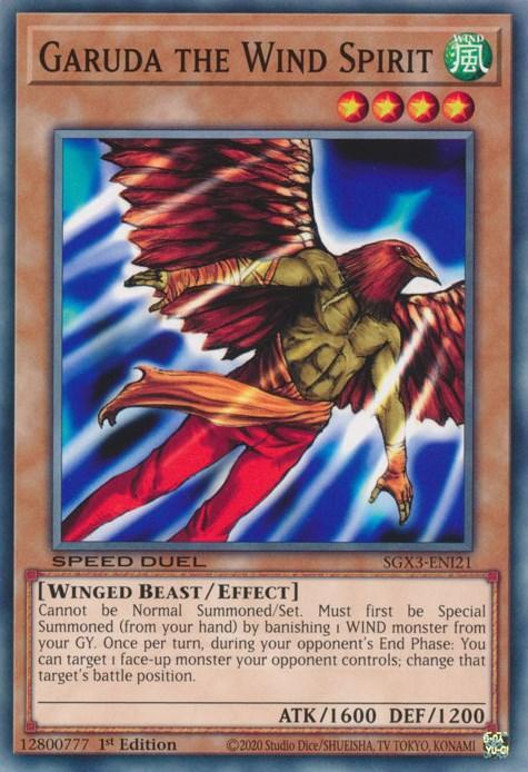 Garuda the Wind Spirit [SGX3-ENI21] Common - for just $0.10! 