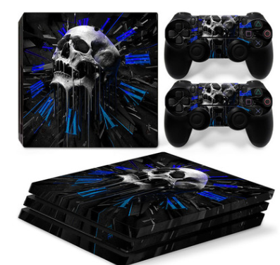 PS4 Pro Anti-Scrape Geometric Pattern Sticker | Durable Protection for Gaming Console - for just $25.94! 