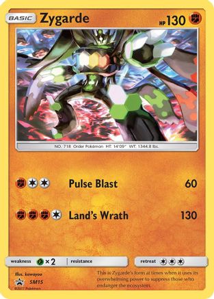 Zygarde SM15/248 - SM Promos Holofoil - for just $0.24! 