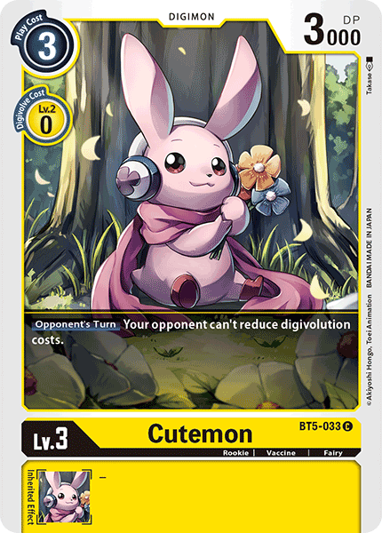 Cutemon [BT5-033] [Battle of Omni] - Just $0.09! Shop now at Retro Gaming of Denver