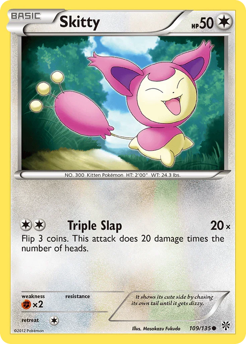 Skitty (109/135) [Black & White: Plasma Storm] - for just $0.15! 