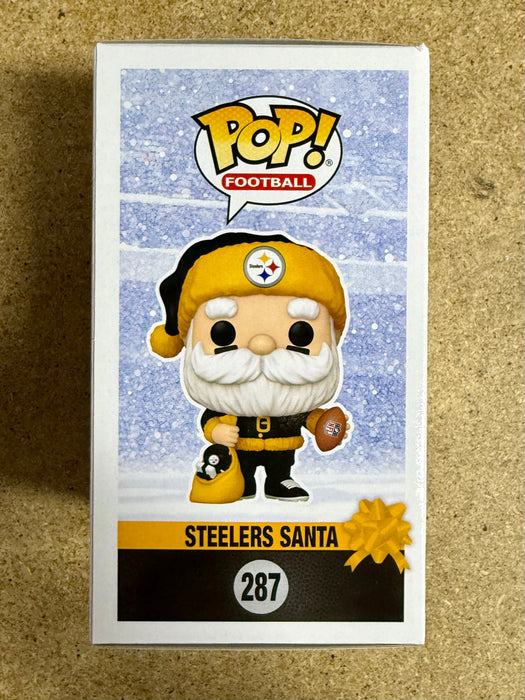 Brett Keisel Signed NFL Pittsburgh Steelers Santa Funko Pop! #287 With JSA COA - for just $110! 