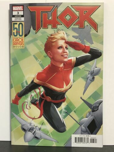 Thor #3 Marvel Comics 2018 Christopher Carol Danvers 50th Anniversary Variant - for just $10.99! 