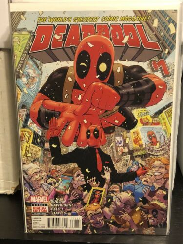 Deadpool #1 -Tony Moore Cover A - Duggan Hawthorne 2016 Marvel Wade Wilson - for just $9.99! 