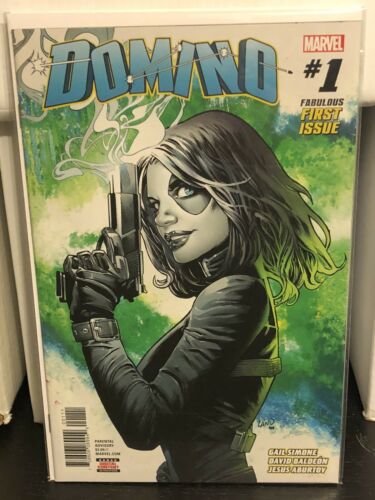 Domino #1 Gail Simone Greg Land 1st Print Marvel Comics 2018 Deadpool Wade - for just $5.99! 