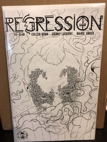Regression #1 CVR C Variant Danny Luckert Spawn Monthly  NM+ Black And White B&W - for just $19.99! 
