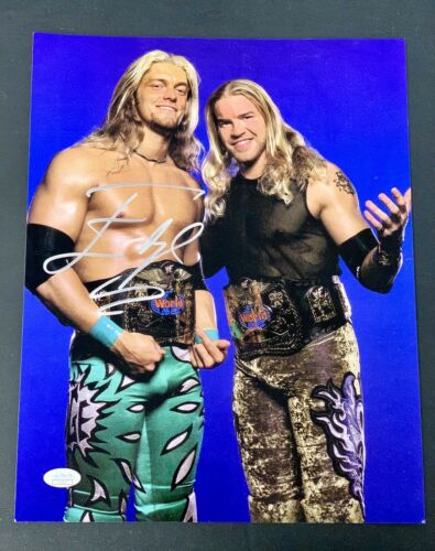 WWE Edge Signed 11x14 Photo W/ JSA COA Hall Of Fame W/ Christian Wrestling 2 - for just $39.99! 