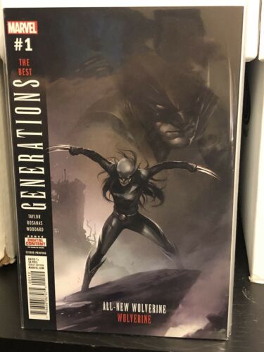 Generations Wolverine And All New #1 2nd Print Mattina Variant X-23 Logan Laura - for just $9.99! 