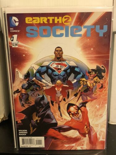 Earth 2 Society #1 (2015) Jorge Jimenez Cover DC Comics New 52 - for just $7.99! 