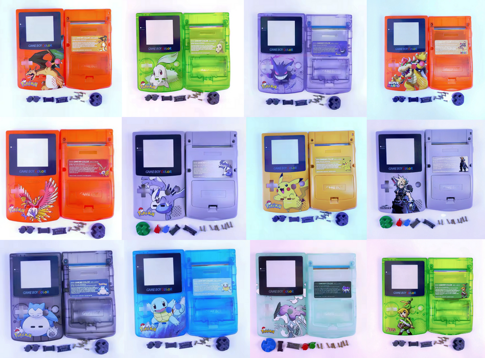 GBC Game Boy Color Case Replacement Shell Full Housing Pokemon - for just $43.99! 
