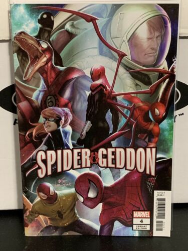 Spider-Geddon #4 IN-HYUK LEE Variant Spider-man Marvel Comic 1st Print 2018 NM - for just $10.99! 