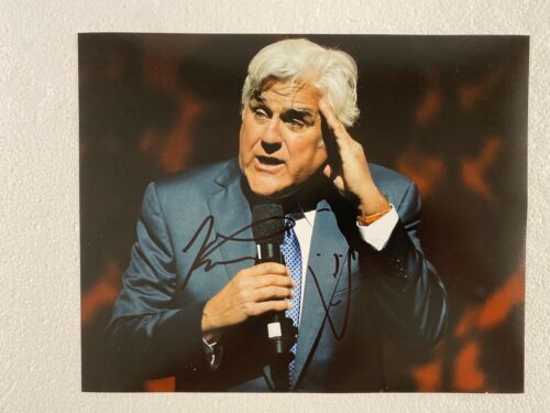 Jay Leno Signed 8x10 Photo Tonight Show Comedy Legend Auto Garage Show Biz PROOF - for just $25! 