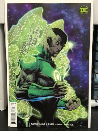 Justice League #6 Jim Lee Cover B Variant DC Comics John Stewart Green Lantern - for just $12.99! 