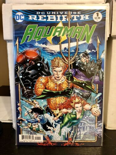 Aquaman #1 Andrew Hennessy Cover DC Rebirth Comic Book First Print NM - for just $9.99! 