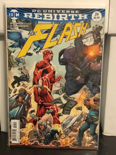 The Flash #24 Howard Porter Cover B Variant Dc Comics 2017 Rebirth - for just $9.99! 