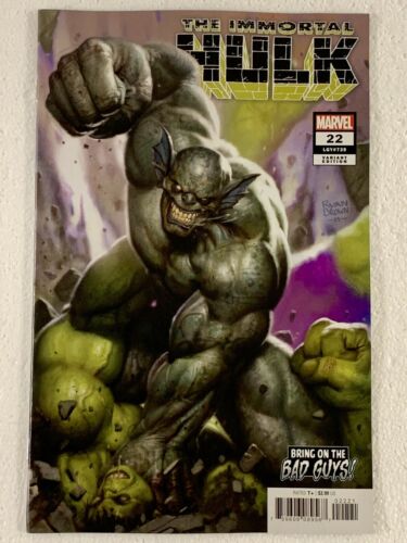 The Immortal Hulk #22 Ryan Brown Variant 2019 Marvel Comics BOBG - for just $7.99! 
