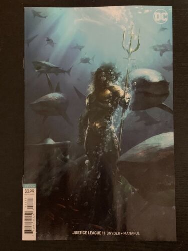 Justice League #11 Francesco Mattina Movie Cover B Variant DC Comics Aquaman - for just $14.99! 