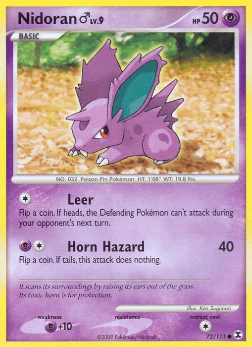 Nidoran (72/111) (Male) [Platinum: Rising Rivals] - for just $0.15! 