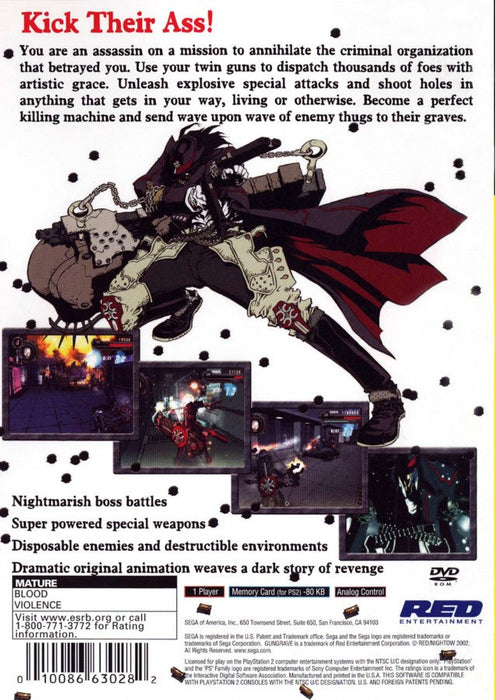 Gungrave – PlayStation 2 (PS2) - for just $0! 