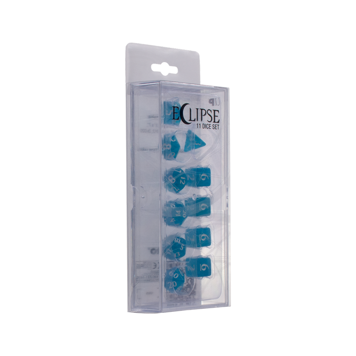 Ultra PRO: 11-Dice Set - Eclipse (Sky Blue) - Just $9.95! Shop now at Retro Gaming of Denver