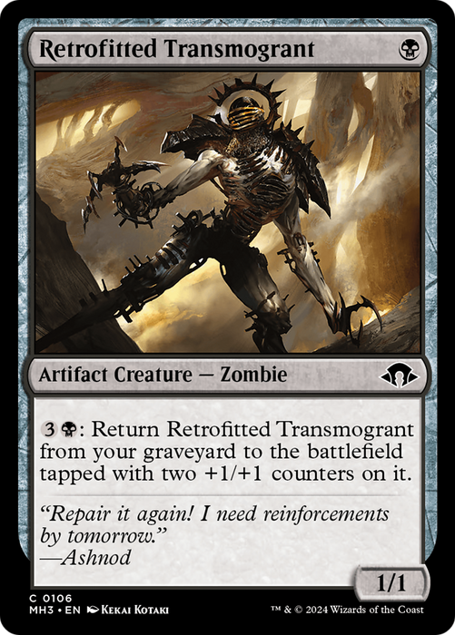 Retrofitted Transmogrant (MH3-106) - Modern Horizons 3 - for just $0.06! 