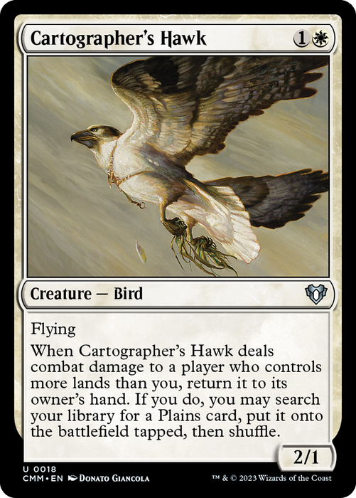 Cartographer's Hawk (CMM-018) - Commander Masters - for just $0.09! 