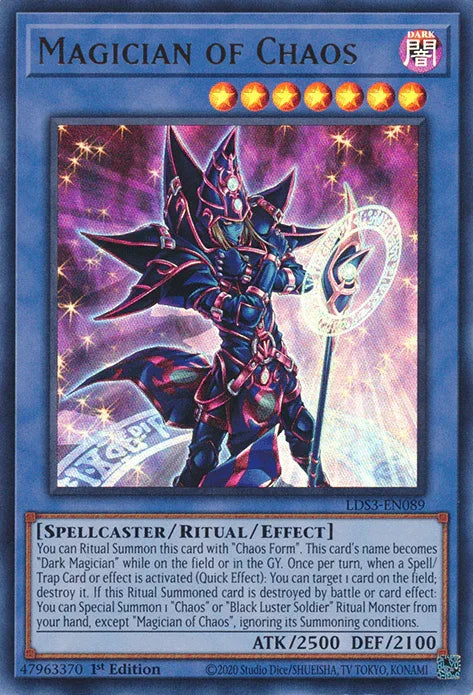 Magician of Chaos [LDS3-EN089] Ultra Rare - for just $0.40! 