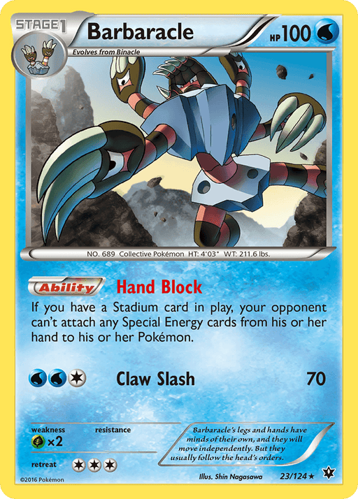 Barbaracle (23/124) [XY: Fates Collide] - for just $0.20! 