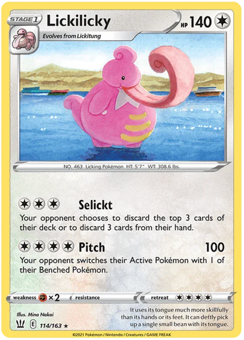 Lickilicky (114/163) [Sword & Shield: Battle Styles] - for just $0.10! 