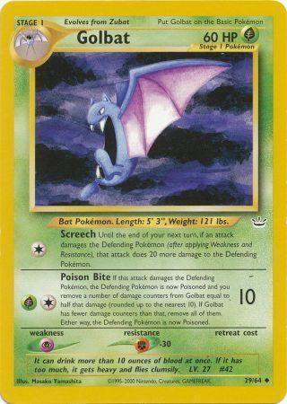 Golbat (29/64) [Neo Revelation Unlimited] - for just $0.60! 