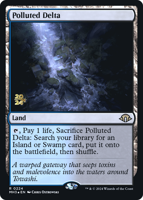 Polluted Delta (PRE-224) - Modern Horizons 3 Promos Foil - for just $8.15! 