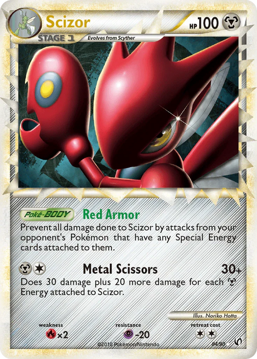 Scizor (84/90) [HeartGold & SoulSilver: Undaunted] - for just $32.65! 