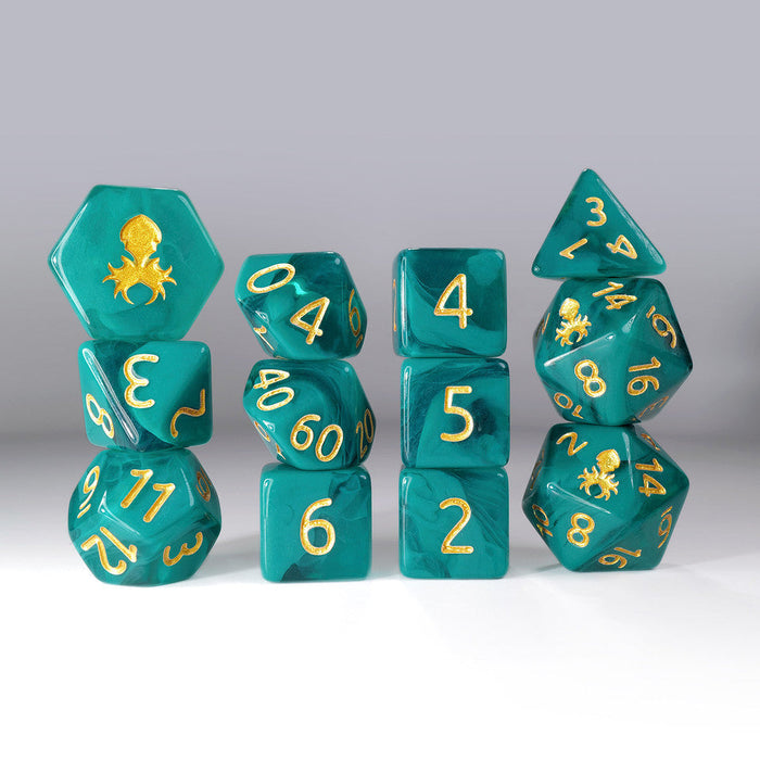 Kraken Dice 12pc Gummi Polyhedral Dice Set - for just $11.99! 