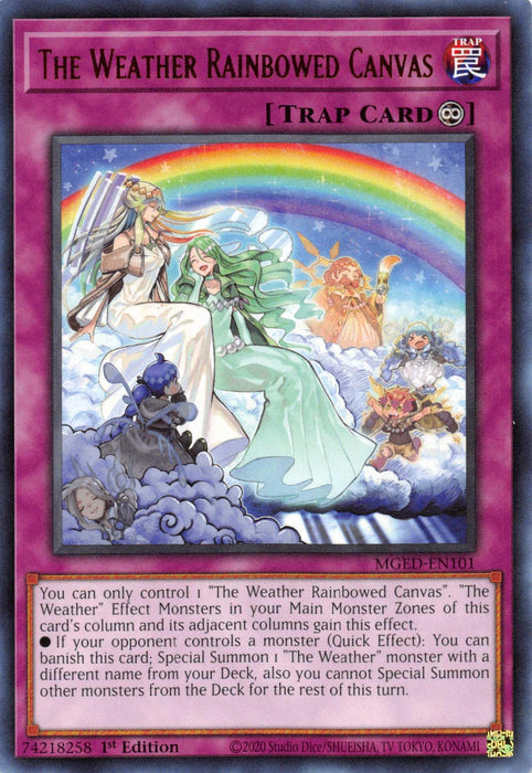 The Weather Rainbowed Canvas [MGED-EN101] Rare - for just $0.10! 