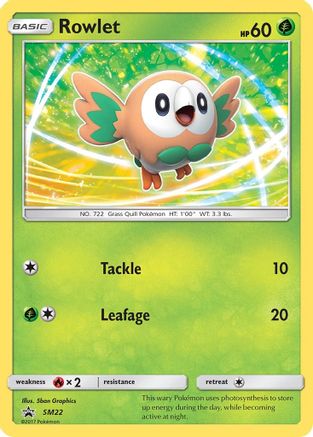 Rowlet SM22/248 - SM Promos Holofoil - for just $0.51! 