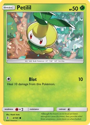 Petilil 004/145 - SM  Guardians Rising Reverse Holofoil - for just $0.13! 