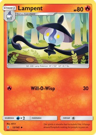 Lampent 012/145 - SM  Guardians Rising - for just $0.05! 