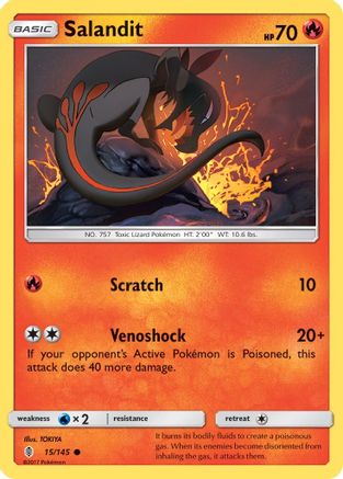 Salandit 015/145 - SM  Guardians Rising - for just $0.05! 