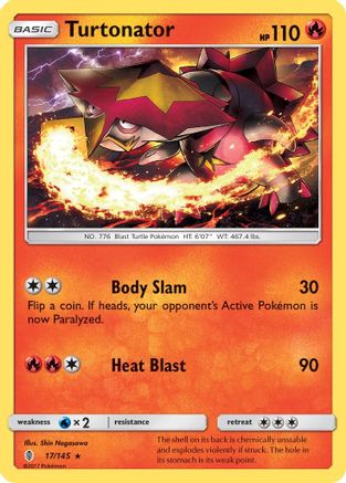 Turtonator 017/145 - SM  Guardians Rising - for just $0.05! 