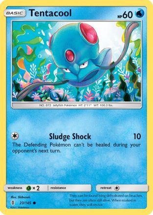 Tentacool 023/145 - SM  Guardians Rising - for just $0.05! 