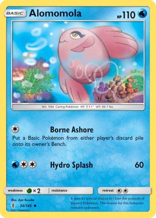 Alomomola 036/145 - SM  Guardians Rising - for just $0.06! 
