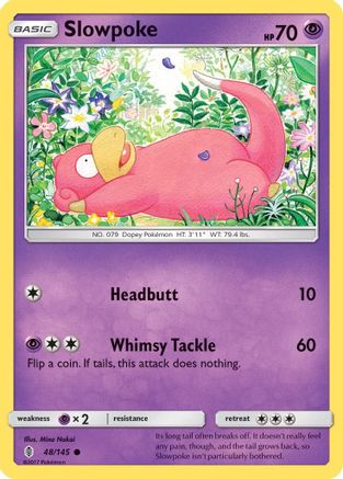Slowpoke 048/145 - SM  Guardians Rising - for just $0.13! 