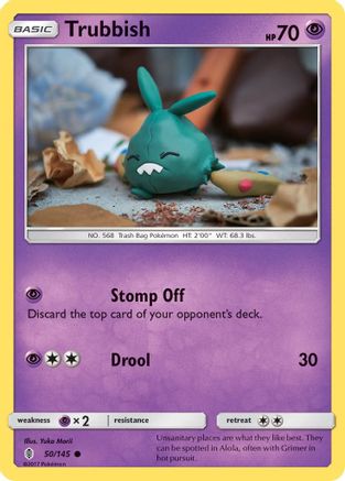 Trubbish 050/145 - SM  Guardians Rising Reverse Holofoil - for just $0.52! 
