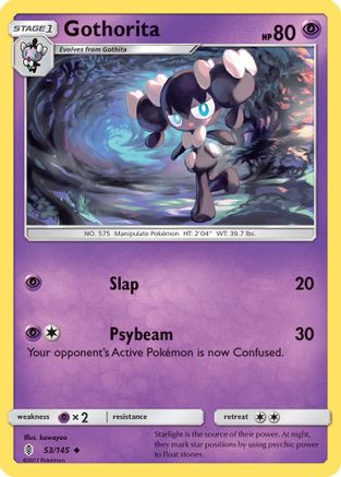 Gothorita 053/145 - SM  Guardians Rising Reverse Holofoil - for just $0.20! 