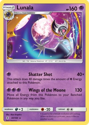 Lunala 061/145 - SM  Guardians Rising - for just $0.21! 