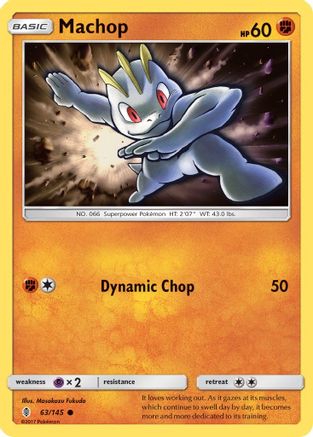 Machop 063/145 - SM  Guardians Rising - for just $0.05! 