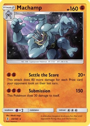 Machamp 065/145 - SM  Guardians Rising Holofoil - for just $0.23! 